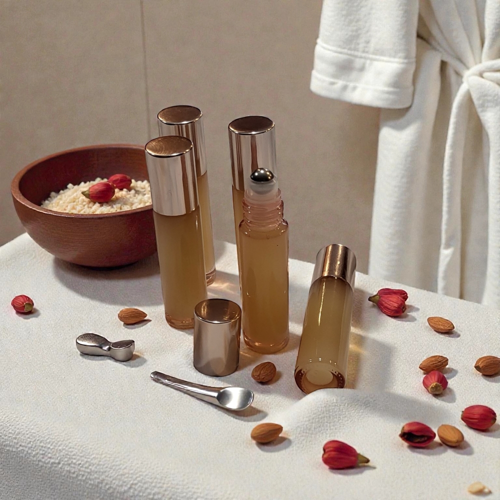The Serum Orchid & Vine Handcrafted Natural Tallow Facial Serum Roller - Picture 4 of 4